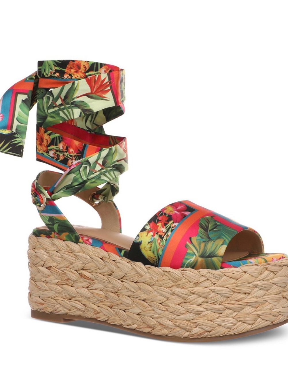 I.N.C. International Concepts 
Women's Fletcherr Lace-Up Wedge Sandals sz 12